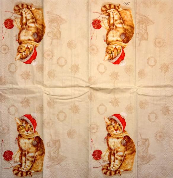 KAT-946 Cats - 4-ply - Ihr - Handkerchief